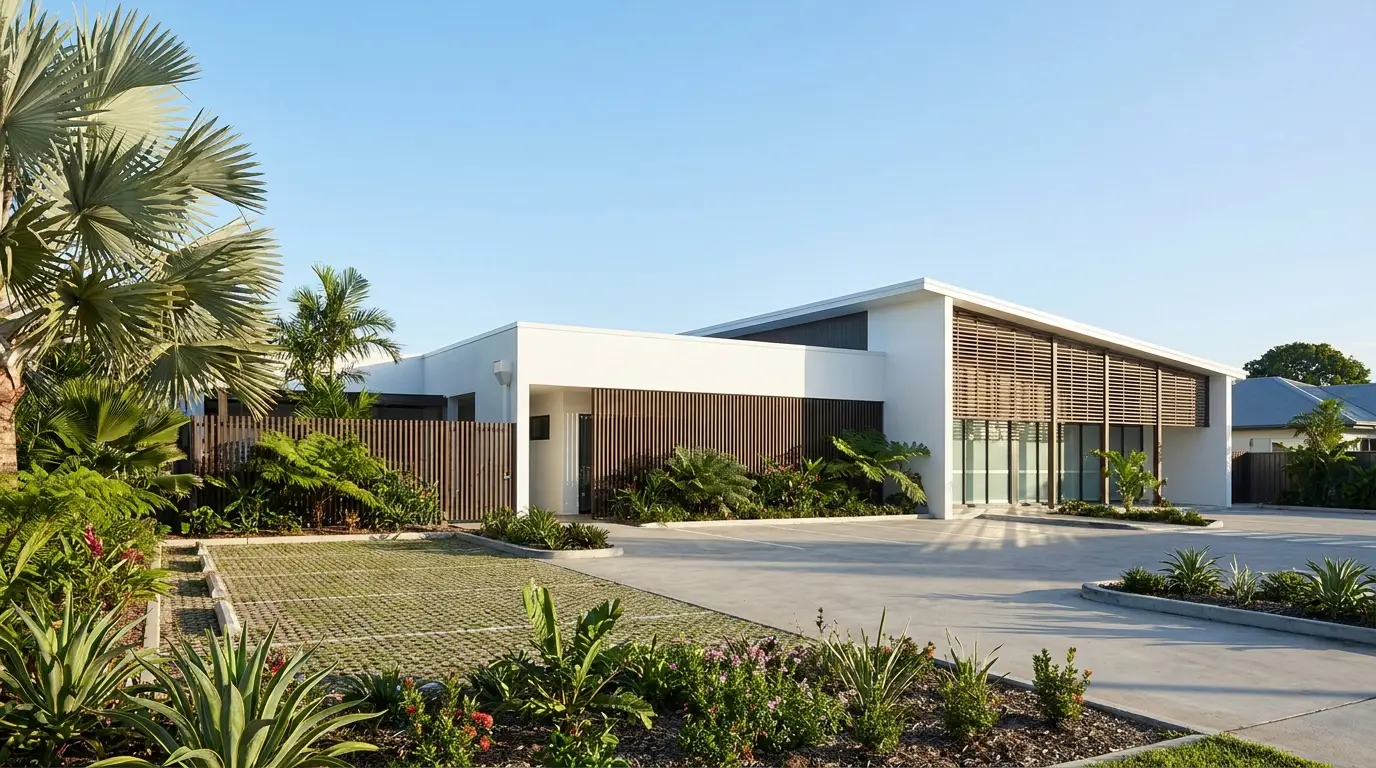 Contemporary medical centre building in Cairns, Far North Queensland